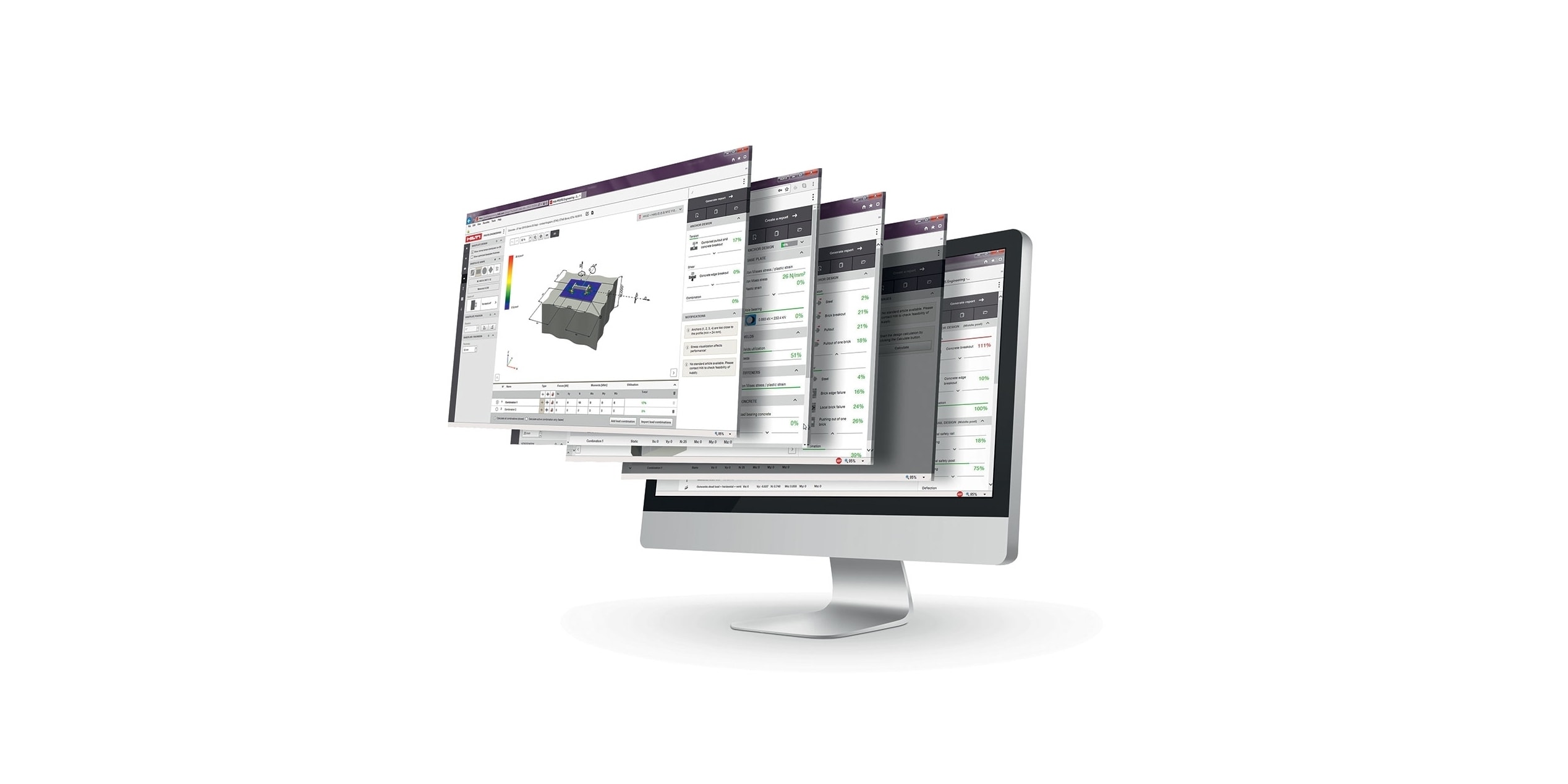 Hilti’s PROFIS Engineering is a comprehensive software solution designed to streamline the design and analysis of anchor fastenings in construction projects.