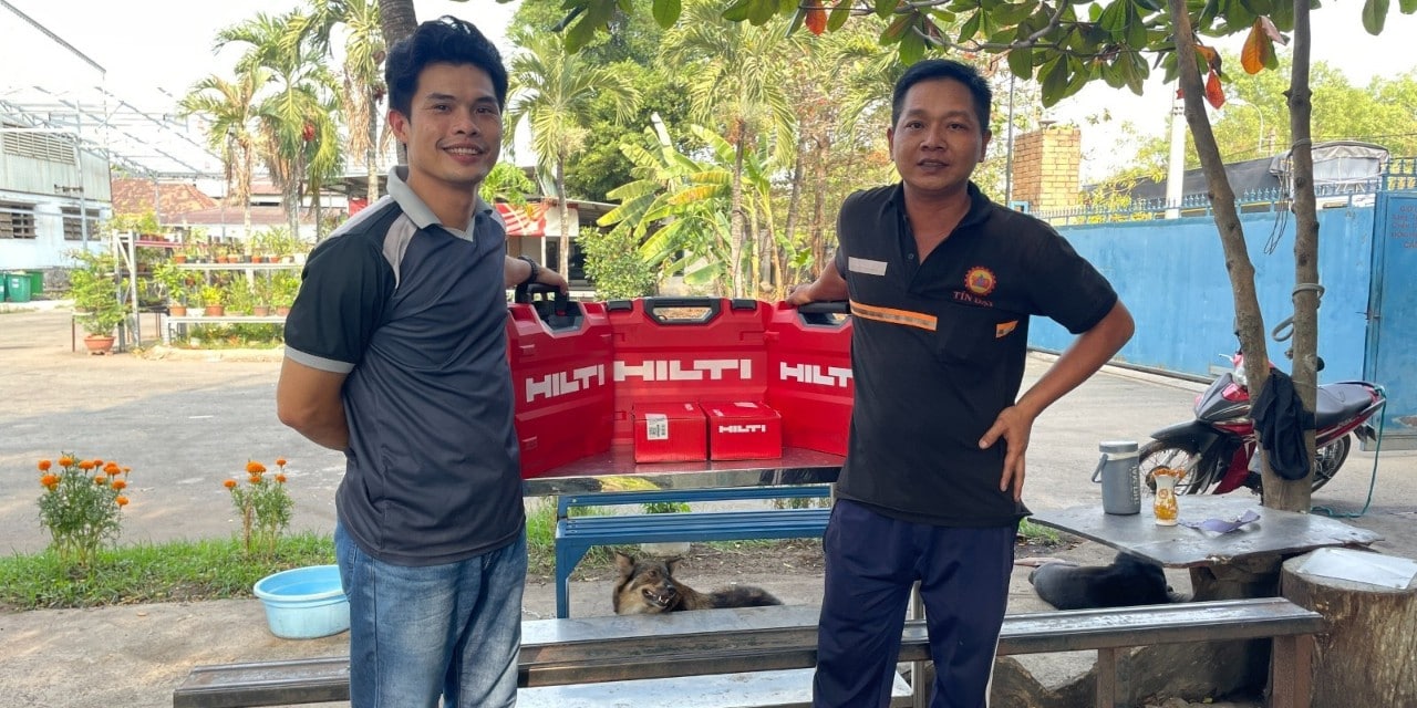 Hilti tools pick-up