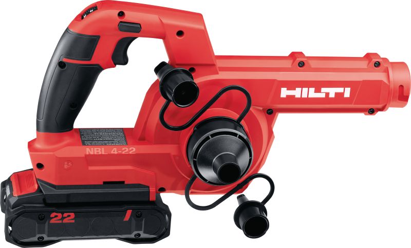 NBL 4-22 compact jobsite blower Cordless compact blower for clearing jobsite debris and preparing work surfaces (Nuron battery platform)