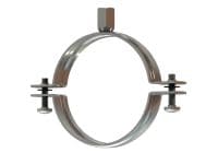 MP-P pipe clamp Galvanised pipe clamp without sound insulation for economical light/medium-duty applications