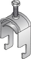 ME-BU Hot-dip galvanised (HDG) stirrup clamp for fastening up to 3 cables at one time