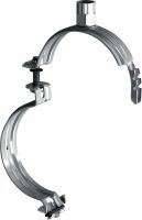 MP-U Quick-close pipe clamp Premium galvanised pipe clamp with quick closure for high productivity in medium-duty applications (no sound inlay)