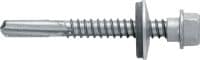 S-MD65S Self-drilling metal screws Self-drilling screw (A2 stainless steel) with 19 mm washer for thick metal-to-metal fastenings (up to 15 mm)