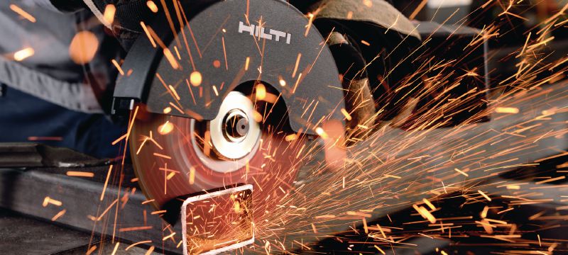 AC-D UP Thin abrasive cutting disc Standard abrasive thin cutting disc for faster cutting Applications 1