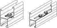 MQZ Galvanised channel tie to create double channels